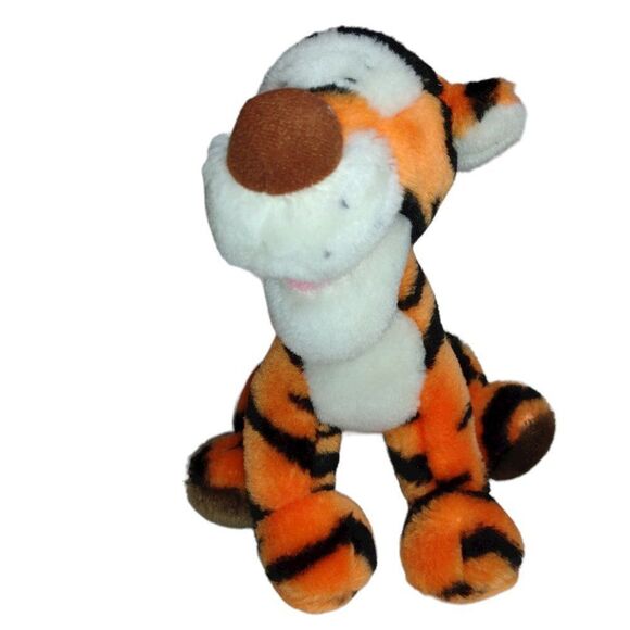 Two 1993 Walt Disney World Winnie the Pooh Plush Characters Tigger and Piglet - Picture 6 of 9